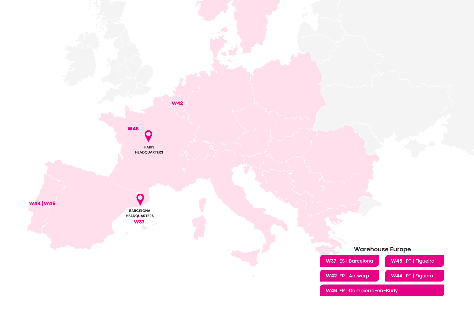 Shipping map eu